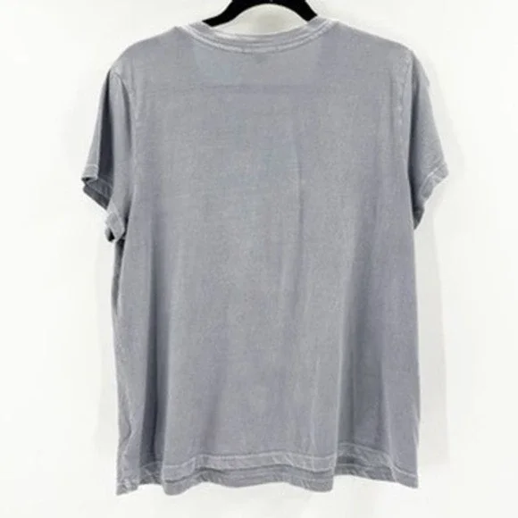 James Perse Gray Combed Cotton T Shirt Size 4/L Made in USA - Picture 2 of 4